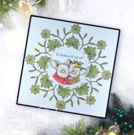 PI249  Pink Ink Designs Pigs In Blankets A5 Clear Stamps