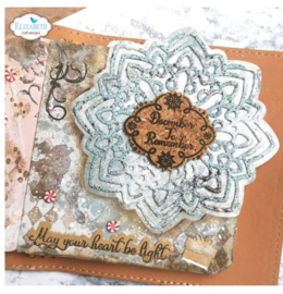2168 Elizabeth Craft Designs December Romance Dies Ice Doily