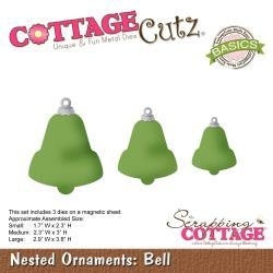416449 CottageCutz Die Bell, Largest 2.9"X3.8"