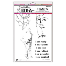 MDR77787 Ranger Dina Wakley Media Stamps I Am