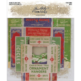 TH94000 Idea-Ology Vignette Box Tops Christmas 5/Pkg