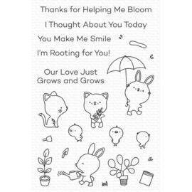 CS659 My Favorite Things Clear Stamps Blooming Friendship 4"X6"