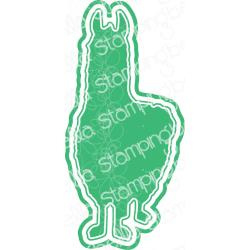 584727 Stamping Bella Cut It Out Dies Oddball Llama