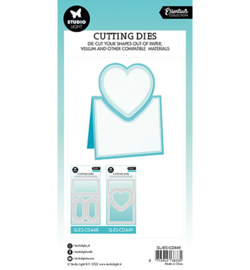 SL-ES-CD449 - Heart card shape Essentials nr.449