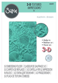 666638 Sizzix 3D Textured Impressions by Kath Breen Under the Sea