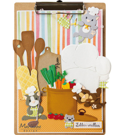 LR0707 Marianne Design creatables Oven mitt & spoon