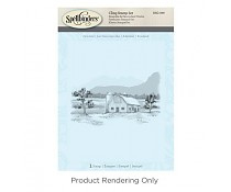 DSC-048 Spellbinders Farmland 3D Shading Stamp