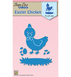 SDB030  Nellie's Choice Shape Dies Easter Chicken