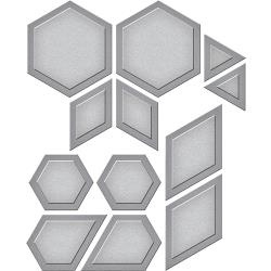 S4794 Spellbinders Shapeabilities Dies By Lene Lok Quilt It-Hexagon Quilt