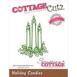 506471 CottageCutz Elites Die Holiday Candles 2.5"X3.5"