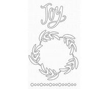 MFT-1608 My Favorite Things Joyful Wreath Die-namics