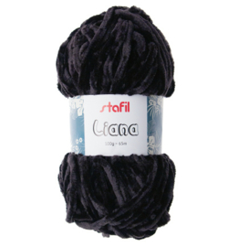 Velvetgaren Liana Yarn Black Bol 100 gram 65 meter lengte
