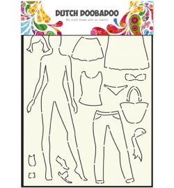 470.715.803  Dutch DooBaDoo Dutch Mask Art A4 Dress up doll