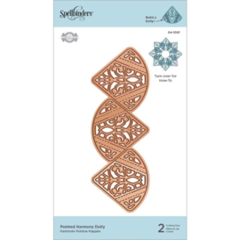 S41061 Spellbinders Etched Dies Pointed Harmony Doily