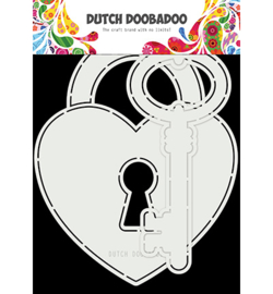 470.713.844 Dutch DooBaDoo Card Art Key to my heart