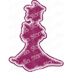 584694 Stamping Bella Cut It Out Dies Curvy Girl Bride