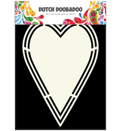 470.713.153 Dutch DooBaDoo Dutch Shape Art Heart tag