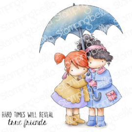 662025 Stamping Bella Cling Stamps Tiny Townie Under An Umbrella
