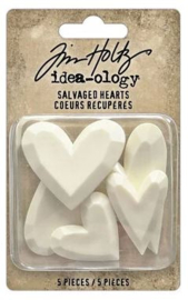 TH94380 Tim Holtz Salvaged Hearts