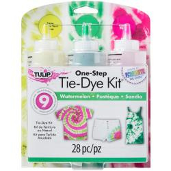 430345 Tulip One-Step Tie-Dye Kit 3-Color 3-Color Watermelon