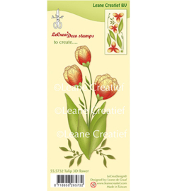 555732 3D  Clear stamp Flower Tulip