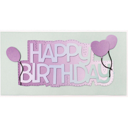 CCL-ES-CD267 - Happy Birthday Essentials Wordz XL nr.267