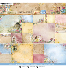 JMA-WAF-DPP183 Jenine's Paper Pad Background designs Wild & Free nr.183