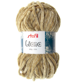 Velvetgaren Liana Yarn Light Brown Bol 100 gram 65 meter lengte