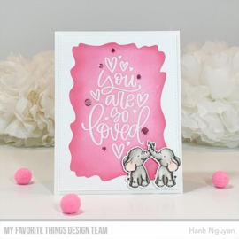 CS-637 My Favorite Things You Are So Loved Clear Stamps