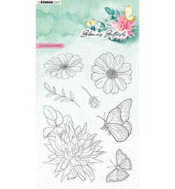 SL-BB-STAMP357 StudioLight Blooming butterfly Blooming Butterfly nr.357