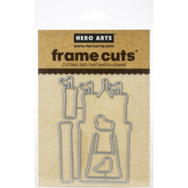 602703 Hero Arts Frame Cut Dies Build A Castle