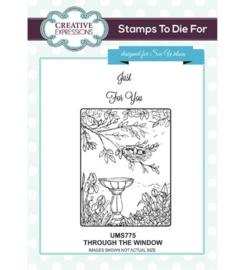 UMS775 Stamps To Die For Sweet Through The Window