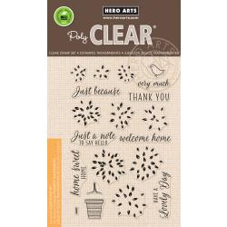 HA-CM231 Hero Arts Clear Stamps Layered Topiary 4"X6"