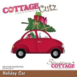 439902 CottageCutz Die Holiday Car, 3.2"X2.8"