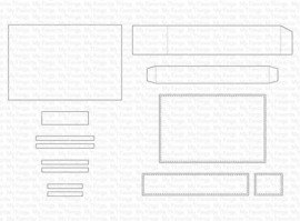 MFT2122  My Favorite Things Mini Slimline Outside the Box Die-namics