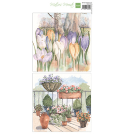 MB0214 Marianne Design Knipvel 300x140mm, Mattie's Mooiste Spring Garden XL