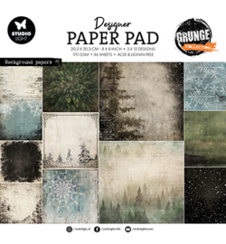 SL-GR-DPP187 StudioLight Paper Pad Background paper Grunge Collection nr.187