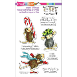 SSCM5009 Stampendous House Mouse Clear Stamps Holiday Happy