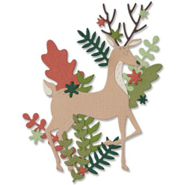 665945 Sizzix Thinlits Die Set Delightful Deer Lisa Jones