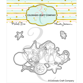 C3AJ833D Colorado Craft Company Metal Die Set Mice Ornaments- By Anita Jeram