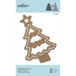 S3360 Spellbinders Shapeabilities Die D-Lites Christmas Tree