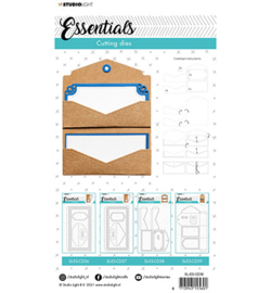 SL-ES-CD38 StudioLight Cutting Die Envelope Essentials nr.38