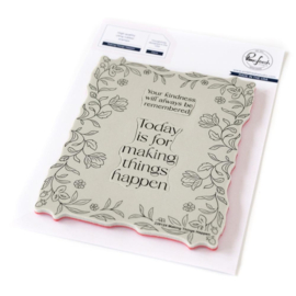 5A0021NV Pinkfresh Studio Cling Stamp Set Making Things Happen