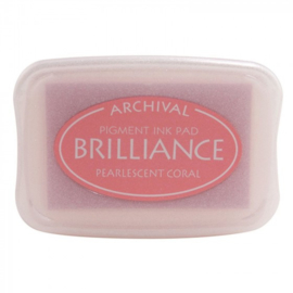 BR1-32 Brilliance ink pad pearl coral