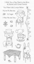 SY27 My Favorite Things Tea Party Clear Stamp