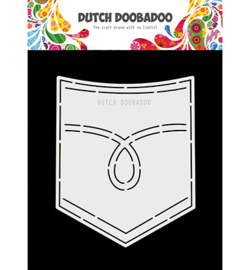 470.713.751 Dutch DooBaDoo Card Art Jeans pocket