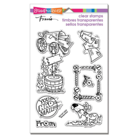 676725 Stampendous Perfectly Clear Stamps Mailbox Guys
