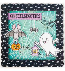 CR1671 Marianne Design Craftables Background Spiderweb