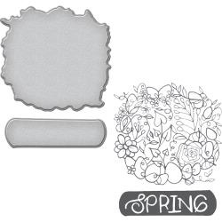 SDS056 Spellbinders Stamp & Die Set By Stephanie Low Spring