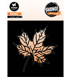 SL-GR-MASK203 - Autumn leave Grunge collection nr.203